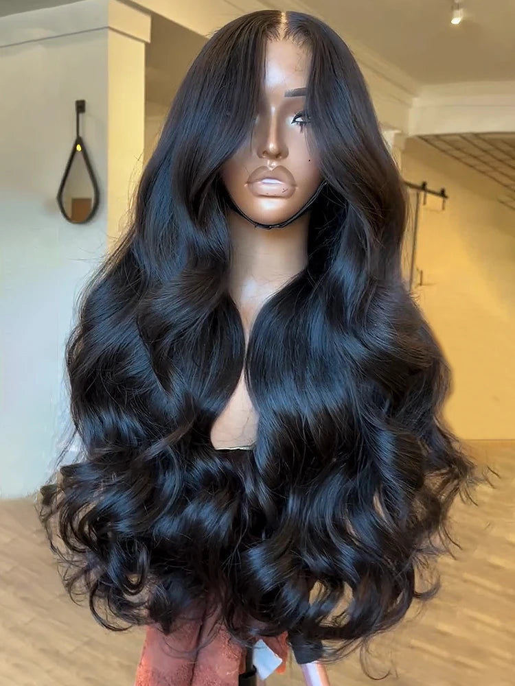 Beautiful loose wave wig crafted from premium human hair, showcasing soft, bouncy waves that add elegance and movement. This versatile lace front wig is perfect for creating a natural look, available in various lengths and colors to suit any style.
